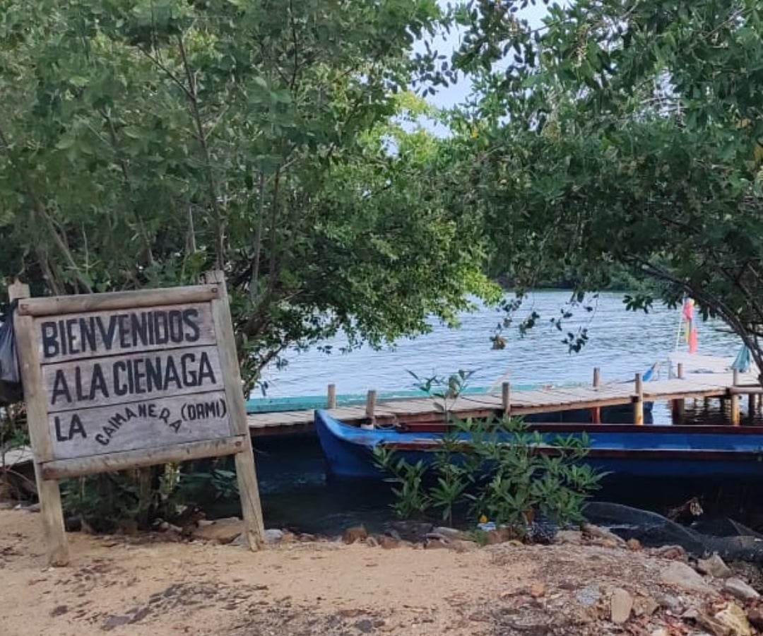 Entrada a la ciénaga La Caimanera