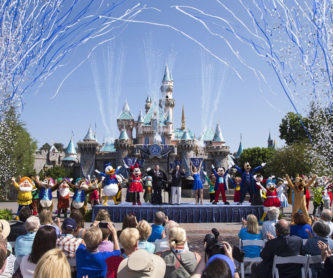 Celebración en Magic Kingdom, uno de los parques de Disney