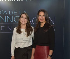 María Clara Escobar, presidente ejecutiva de Afidro; y Yaneth Giha, directora ejecutiva de Fifarma.