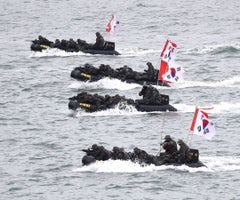 Desfile militar en Corea del Sur