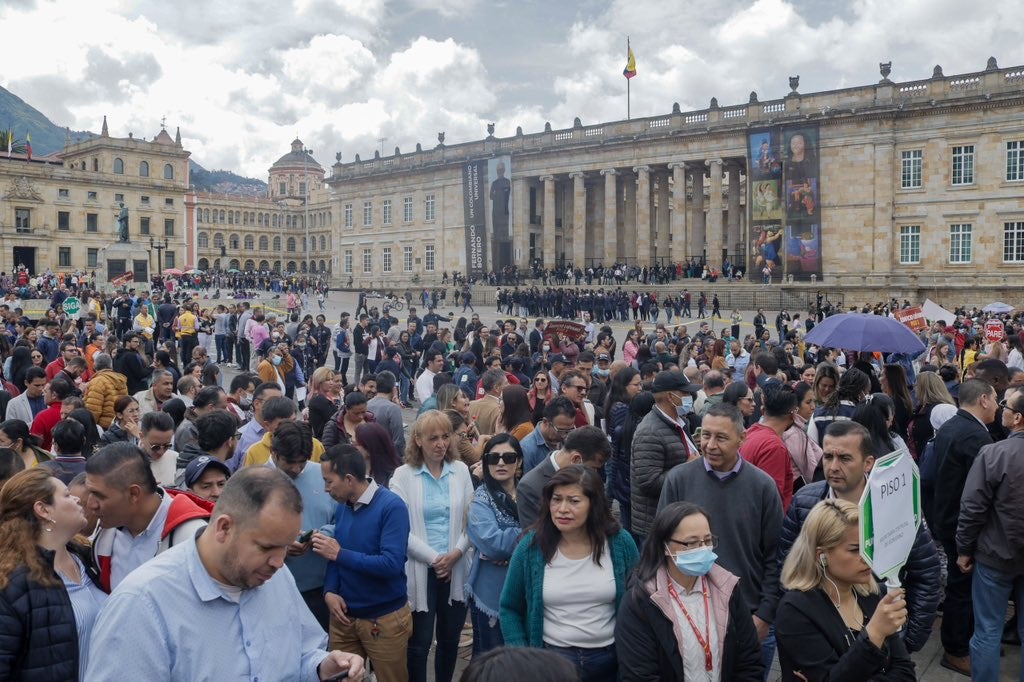 La Secretaría de Gobierno de Bogotá participó en el simulacro a las 10: a.m.