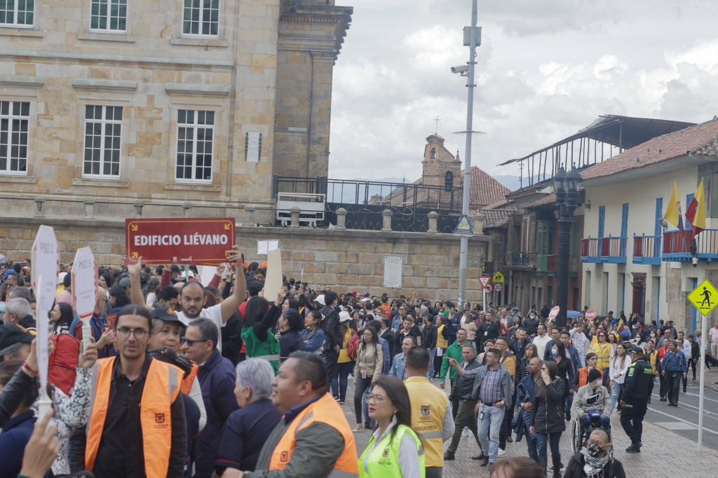 Los funcionarios de la Secretaría de Gobierno participaron en el simulacro