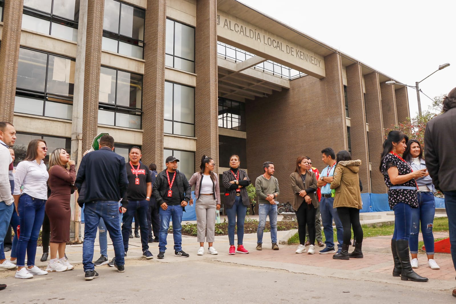 Simulacro en la Alcaldía Local de Kennedy