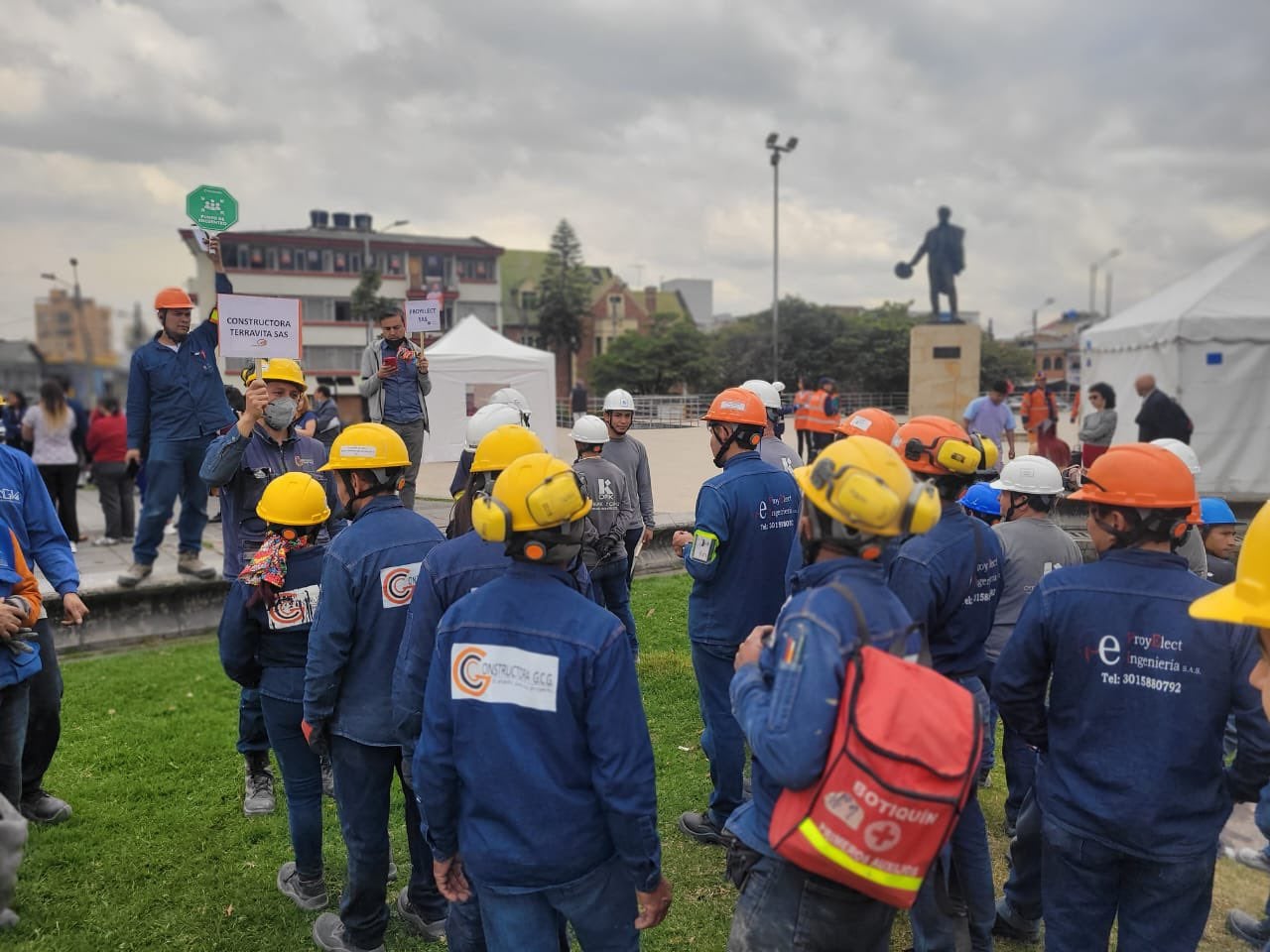 Desde el Concejo de Bogotá se realizó el simulacro