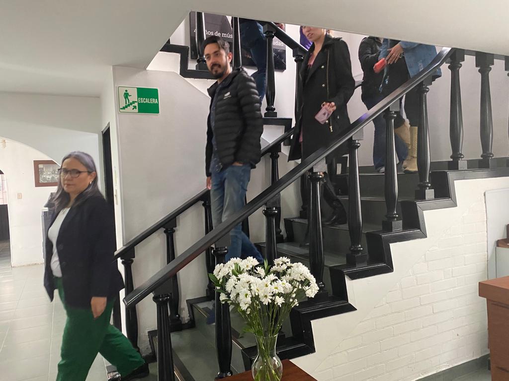 Evacuación de la Orquesta Filarmónica de Bogotá