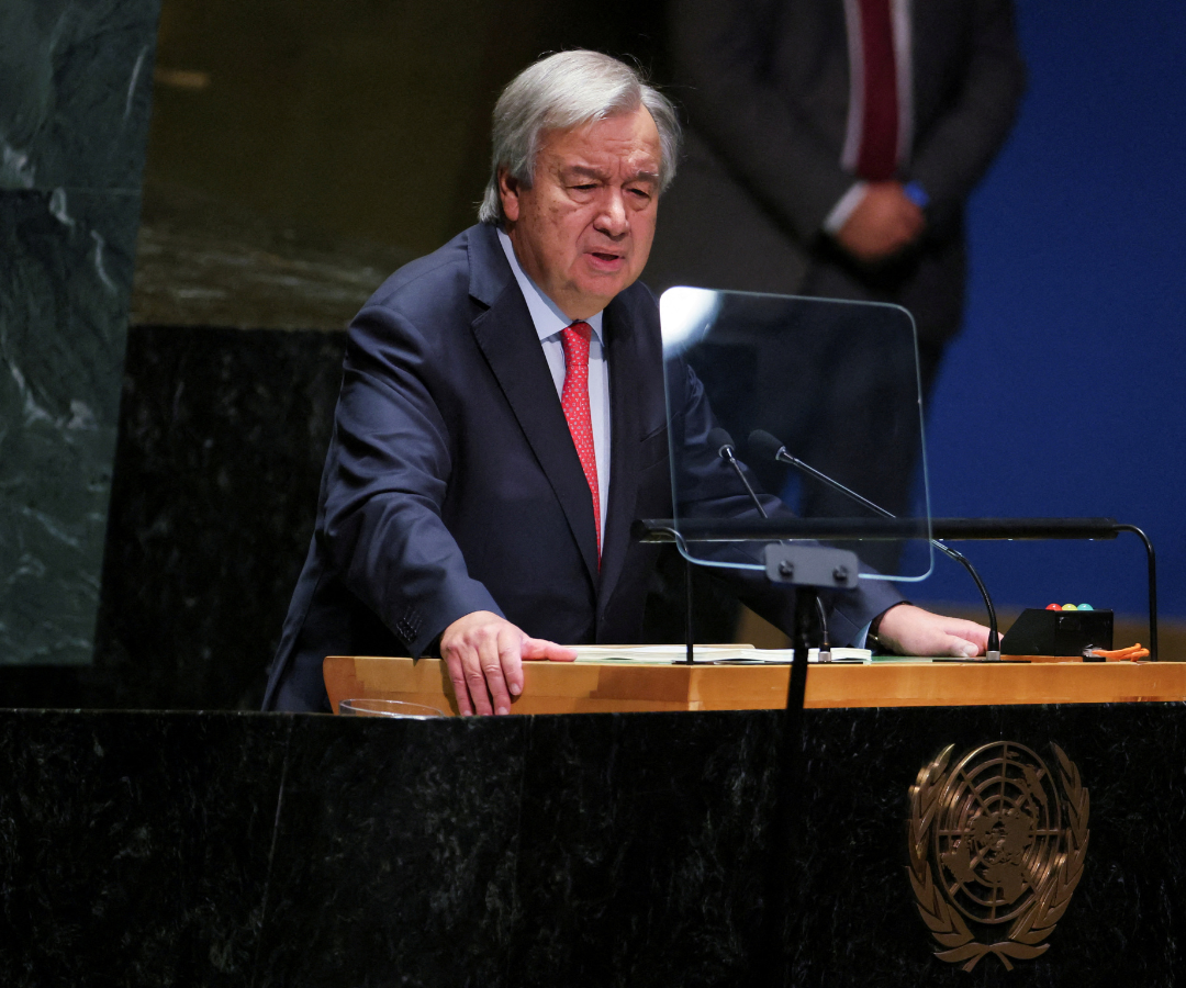 El Secretario General de la ONU, Guterres, habla en Nueva York