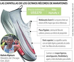 Las zapatillas de los últimos récords de maratones