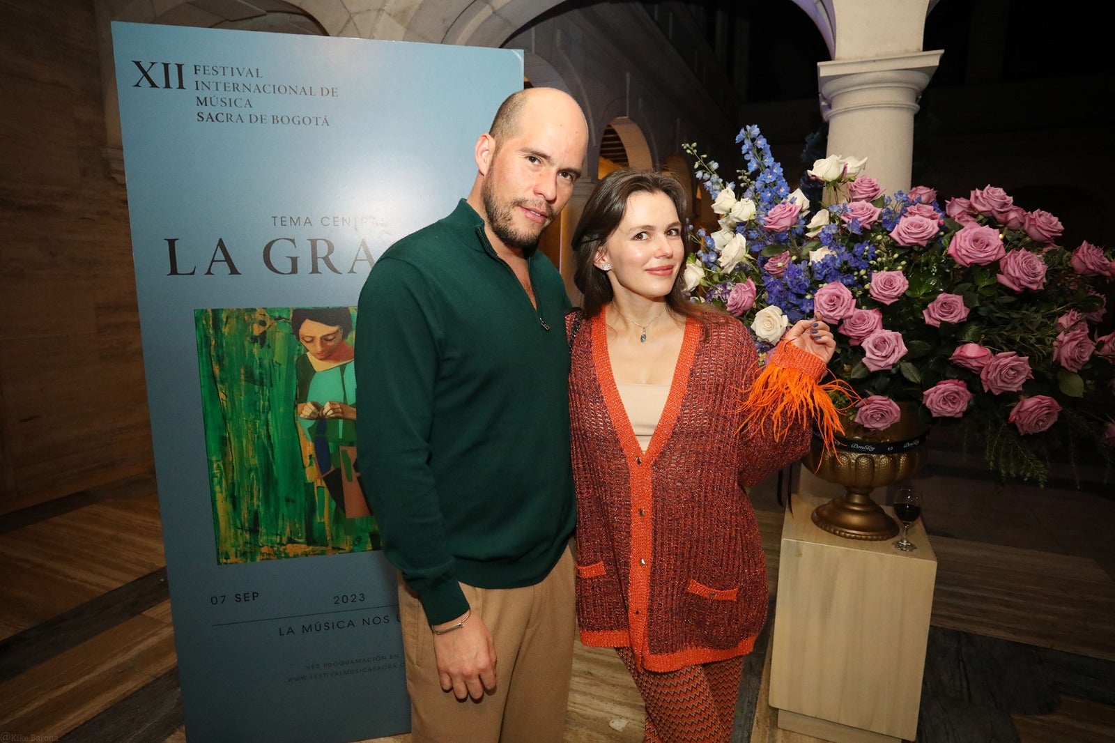 Juan Esteban Montufar; y la autora Olenka Piotrowska, entre los asistentes.