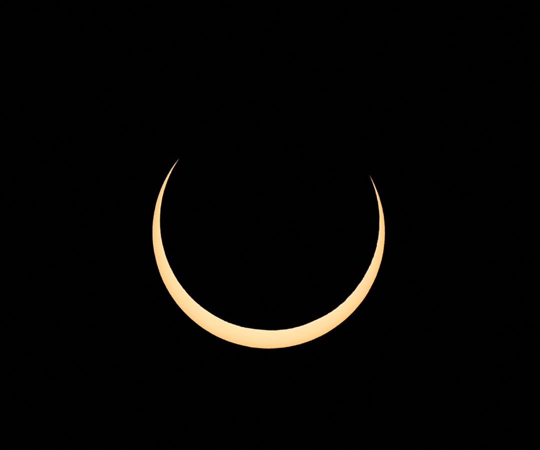 Eclipse anular de sol en octubre de 2023
