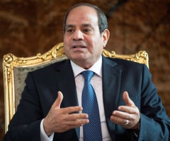 Abdel Fattah al Sisi, presidente de Egipto