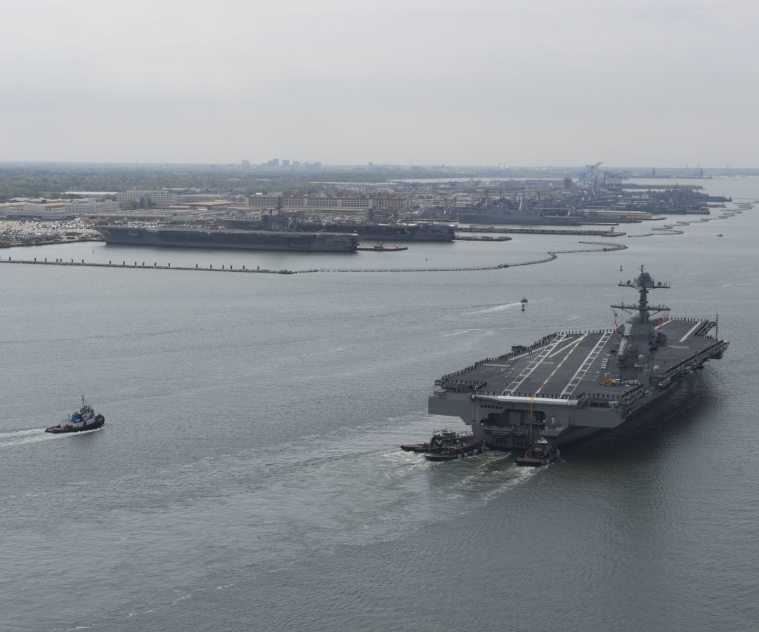 El portaaviones Gerald R. Ford