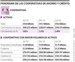Panorama de las cooperativas de ahorro y crédito.