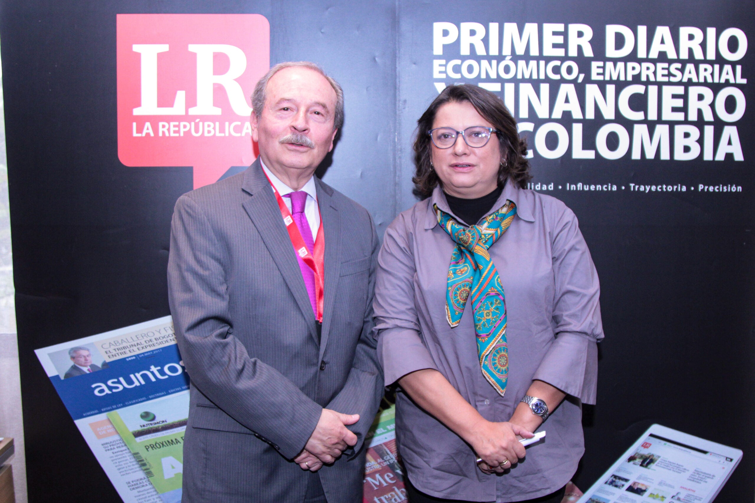 Augusto Galán Sarmiento, exministro de Salud y director de Así vamos en Salud; y Carmen Eugenia Dávila, directora de Gestarsalud.