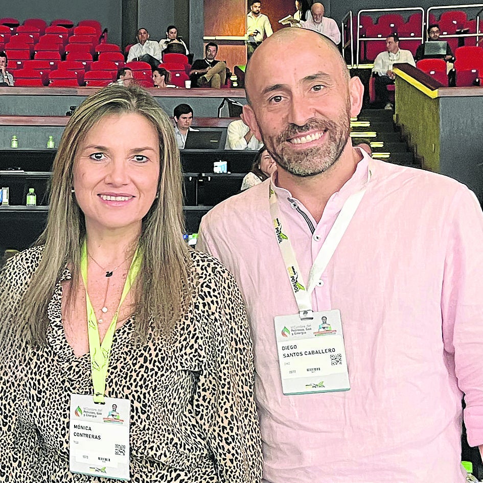 Mónica Contreras, presidente de TGI, y Diego Santos, consultor y emprendedor.