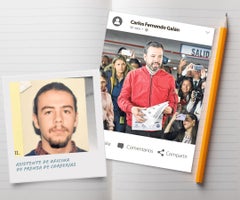 Carlos Fernando Galán, foto de su carnet universitario en Georgetown y ahora como alcalde electo de Bogotá Carlos Fernando Galán, foto de su carnet universitario en Georgetown y ahora como alcalde electo de Bogotá