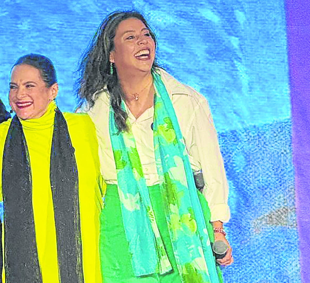 Ivonne Casado, VP wealth management de Scotiabank Colpatria; y Maria Isabel Parra, empresaria ecuatoriana y mujer LIT.