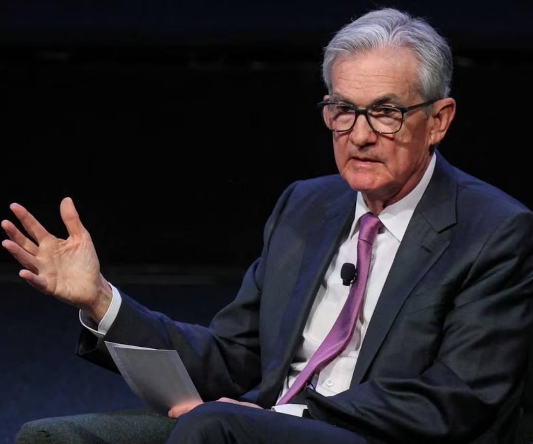 Jerome Powell, presidente de la Fed