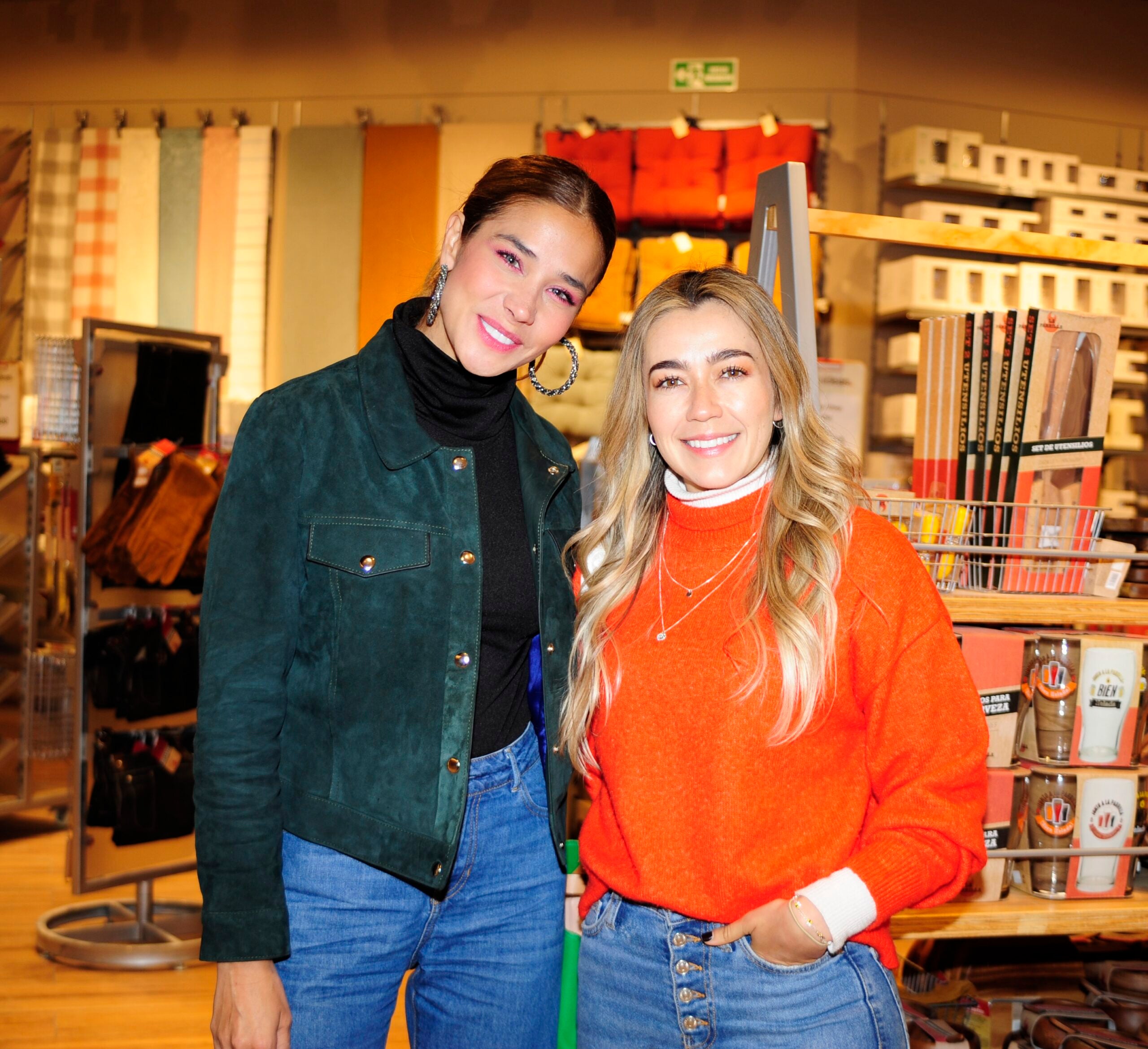 Zahira Benavides, modelo, y Diana Sánchez, actriz, hicieron parte de la celebración.