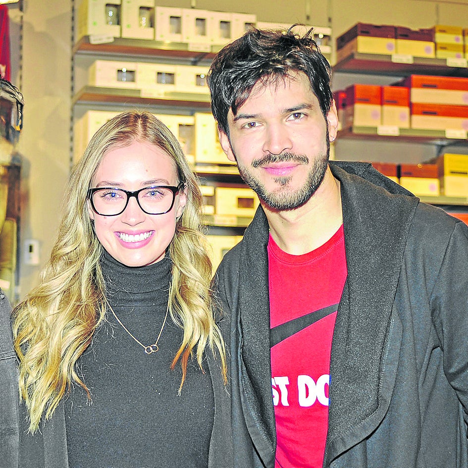 Maria Paula Cañón, modelo y creadora digital, y Juan Sebastián Villate, exfutbolista profesional.