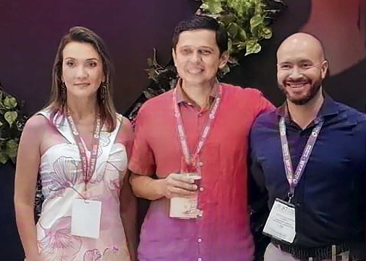 Lina Ramón, CSC del Puerto Aguadulce de Buenaventura; Gustavo Gómez, presidente de Asoexport; Boris Romero, ejecutivo del Puerto de Buenaventura.