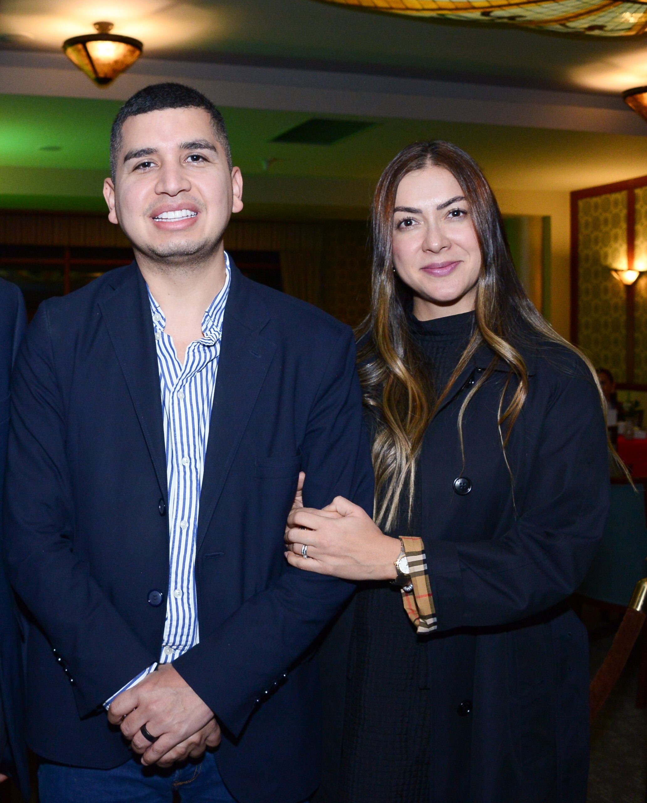 Jonathan Malagón González, presidentede Asobancaria, y María Natali Benítez, también asistieron al evento