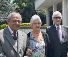 Yesid Lahud Abdallah, VP de la Junta Directiva del Crac; Gladys Lopera, directora general del Crac; Dolfus Romero Celis, presidente de la Junta directiva Crac.