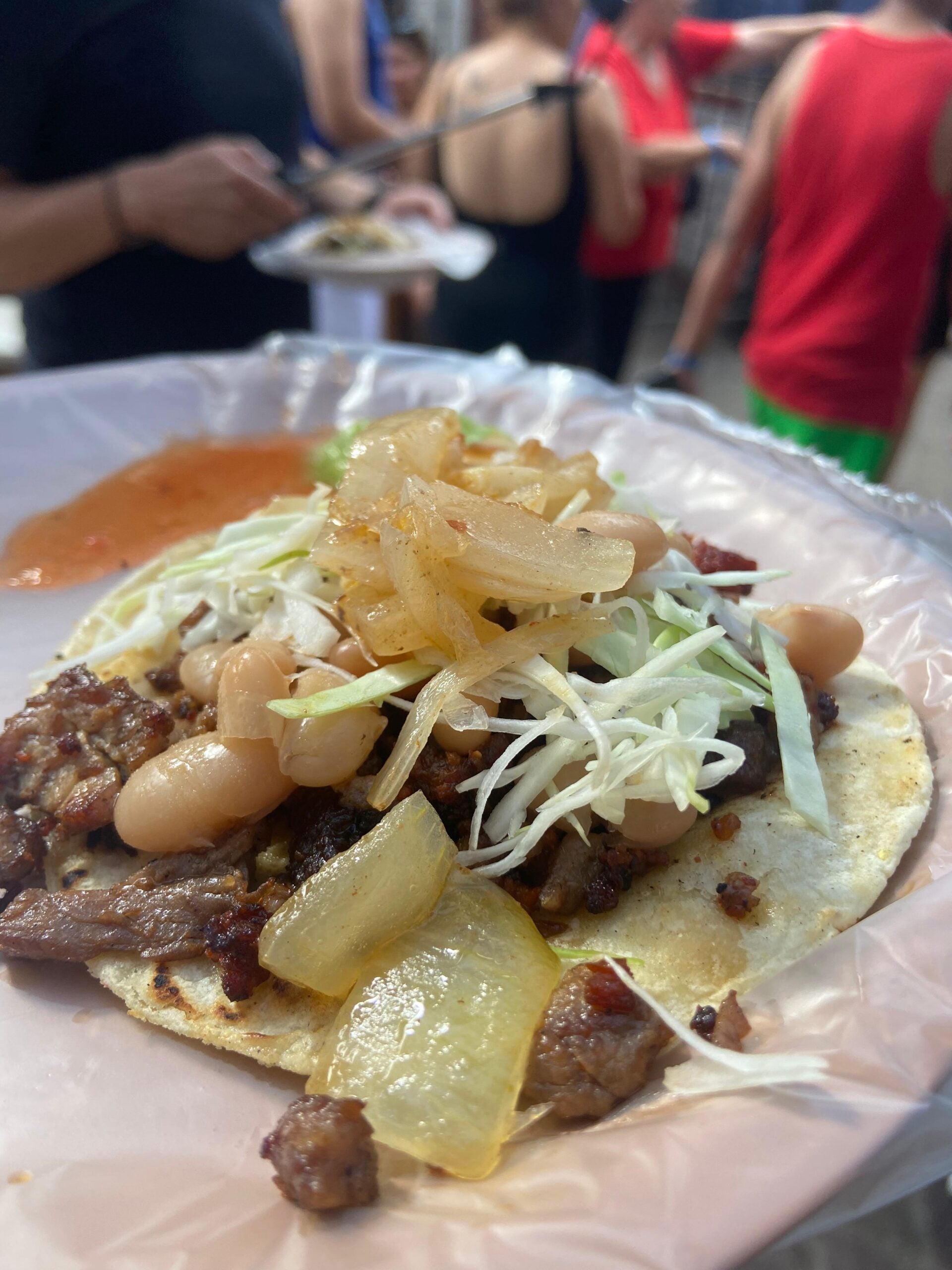 Taco campechano en El Cuñado