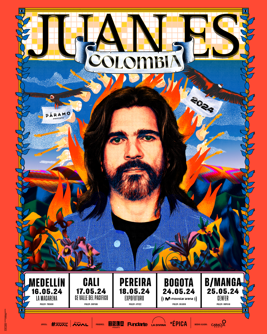 Juanes Regresa En 2024 Con Un Tour Por Colombia Estas Son Las Ciudades   JUANES GIRA POST 1 