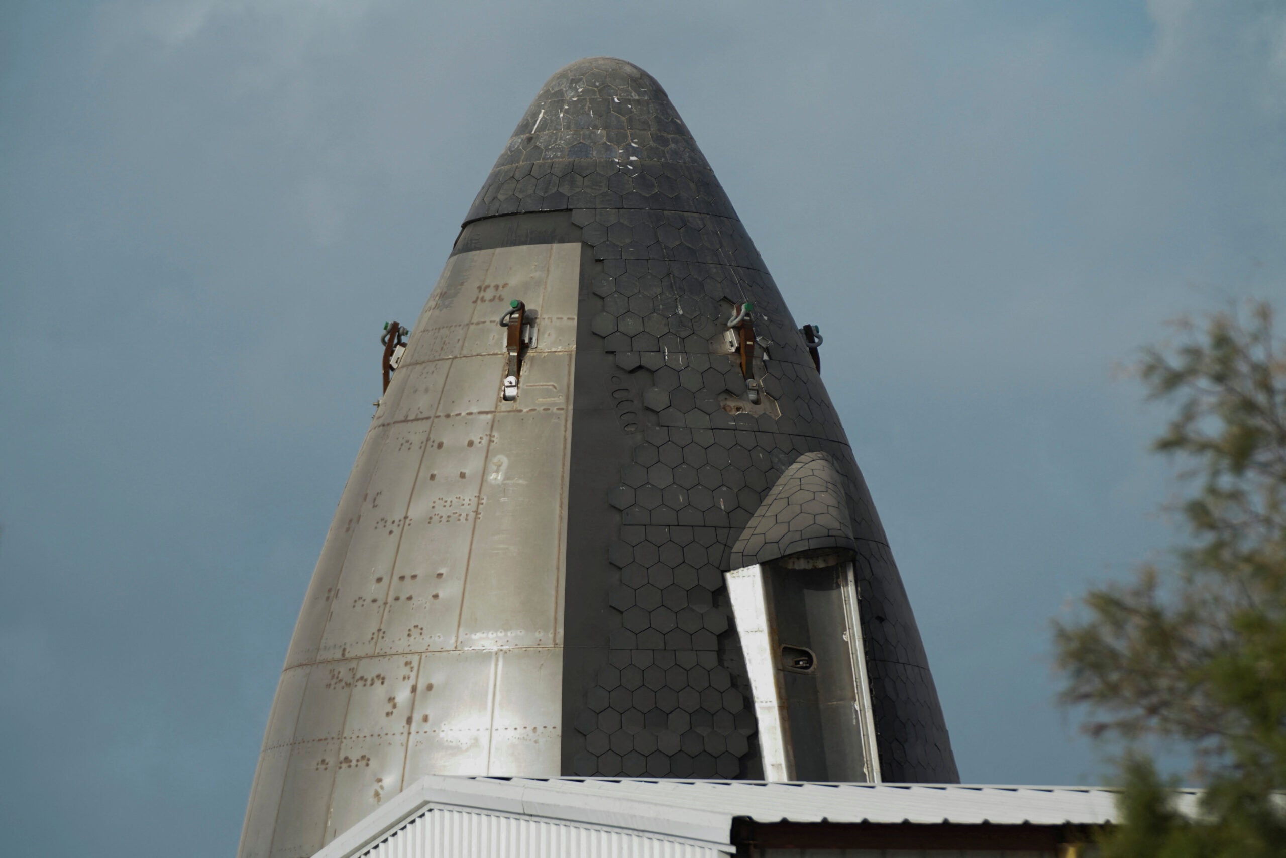 Prototipos de Starship de SpaceX en Brownsville, Texas
