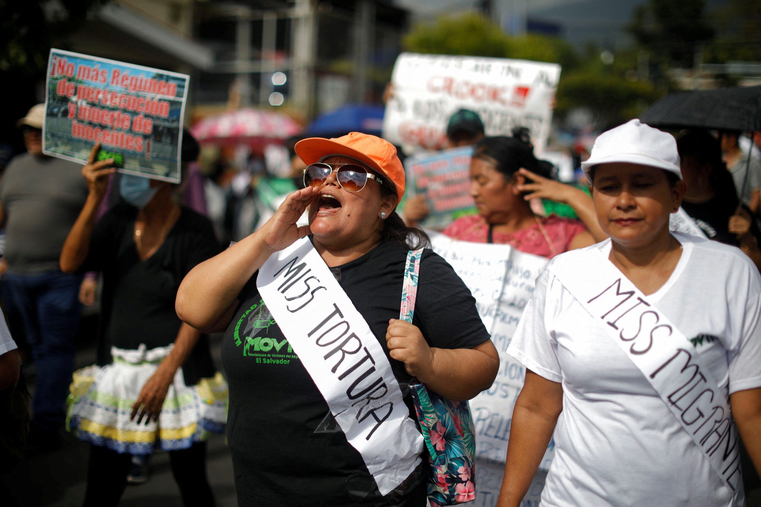 Protestas en El Salvador. 