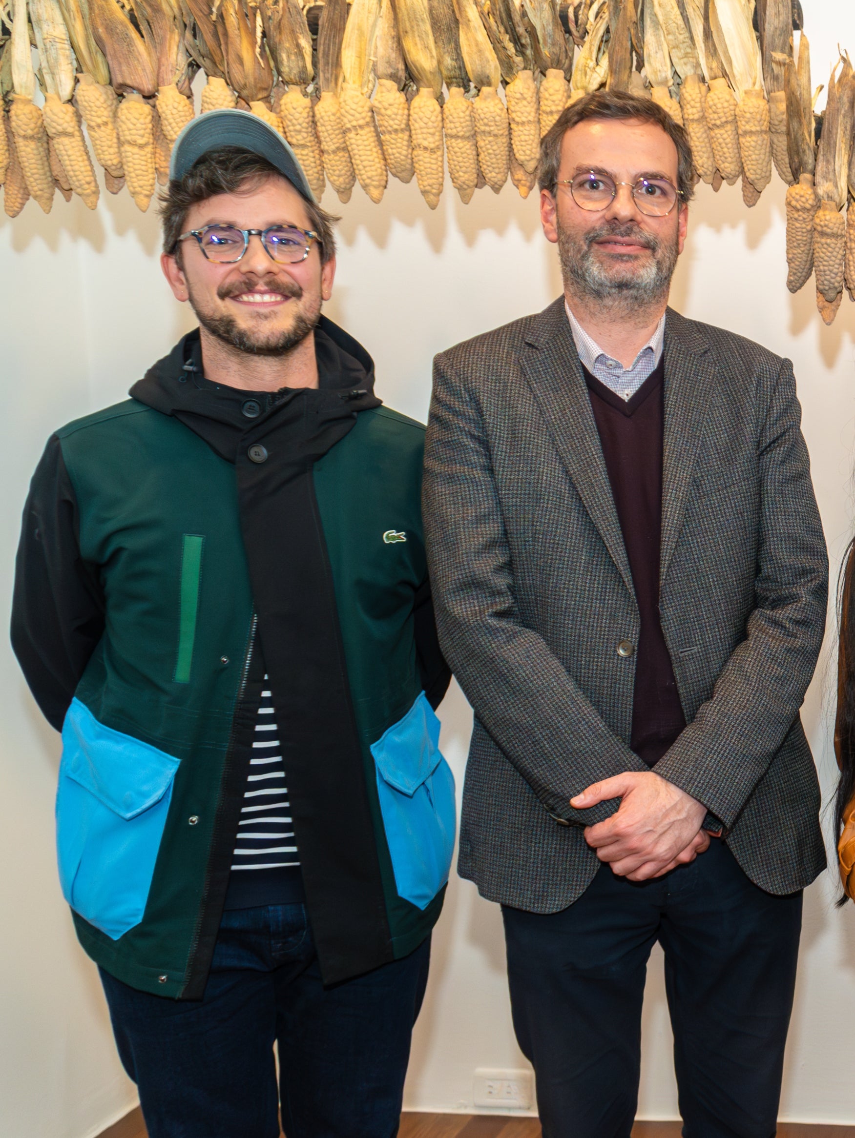 Iñaki Chavarri, jurado, y Alberto Miranda De La Peña, consejero cultural y científico de la Embajada de España