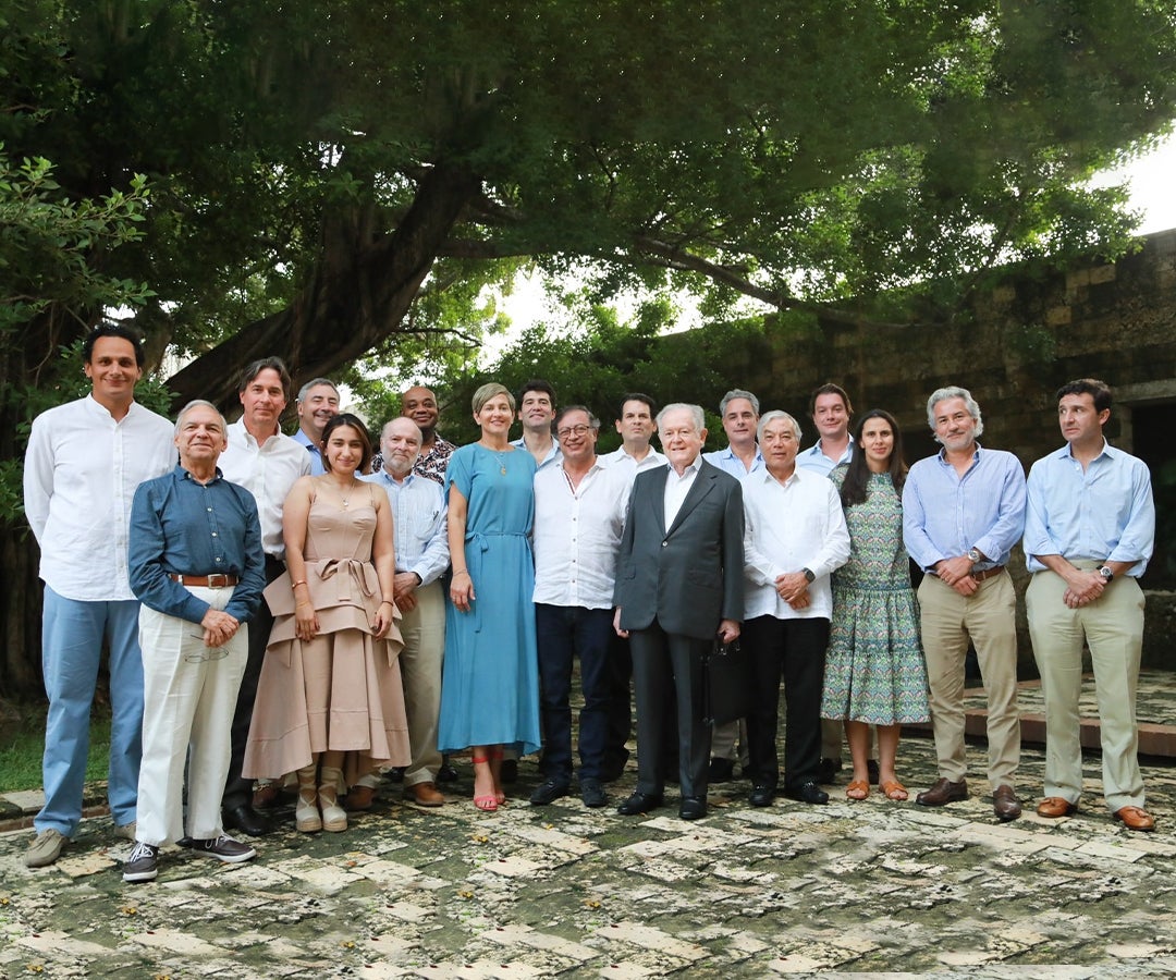 Encuentro entre el presidente Petro y grandes empresarios