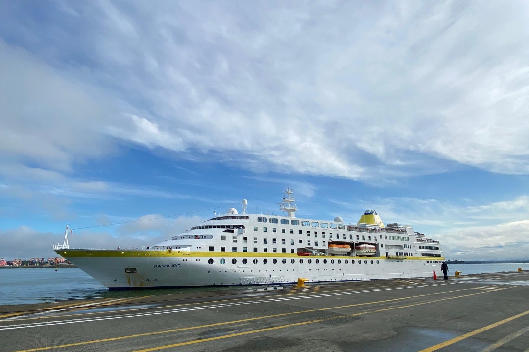 Llegada del MS Hamburg a Buenaventura