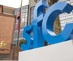 Fachada de la Superintendencia Financiera