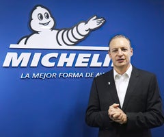 Walter Ugozzoli, presidente de Michelin, se refirió al futuro de las llantas está en que sean más amigables con el medio ambiente.