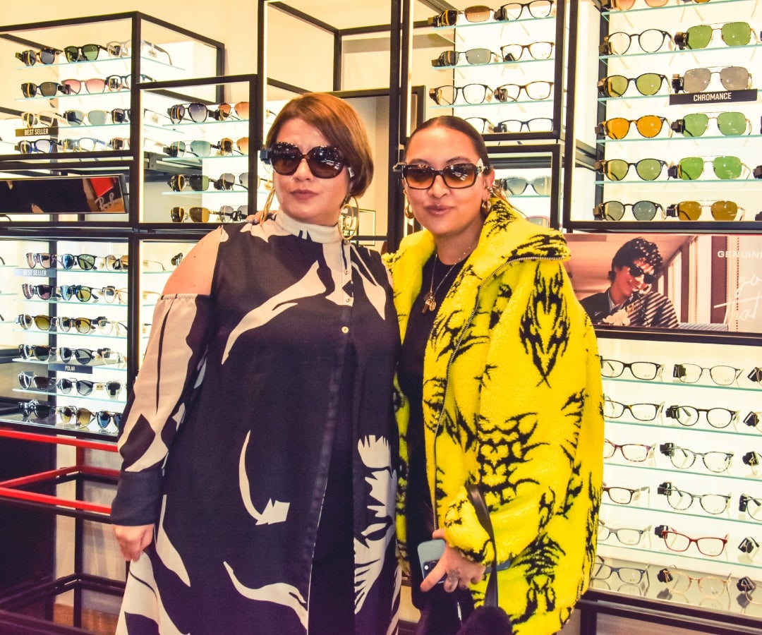 Luz Lancheros, editora, y Daniela Riaño, estilista, dentro delas asistentes al evento.