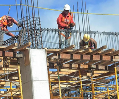 Trabajadores construcción México