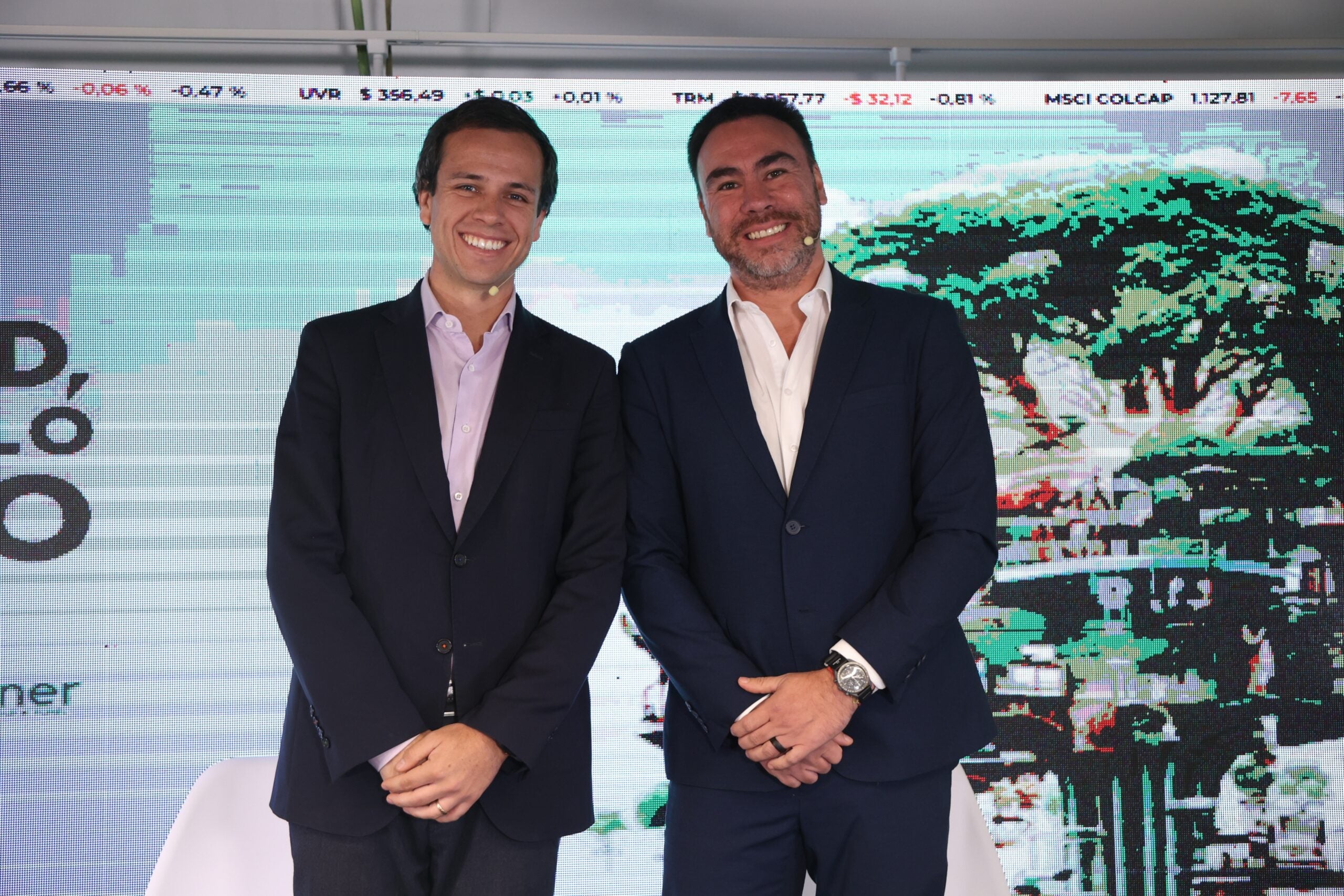 Andrés Sarmiento Grisales director de Sostenibilidad de Frontera Energy; y Ruben Borja, country manager de Atlas en Colombia