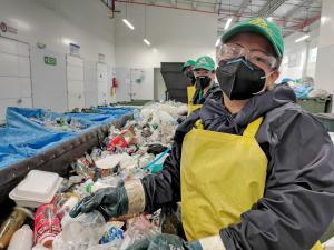 Plataforma donde se disponen los residuos para luego ser seleccionados.