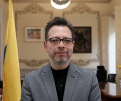 Juan David Correa, Ministro de Cultura.