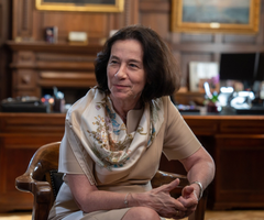 La presidenta del Banco Central de Chile, Rosanna Costa