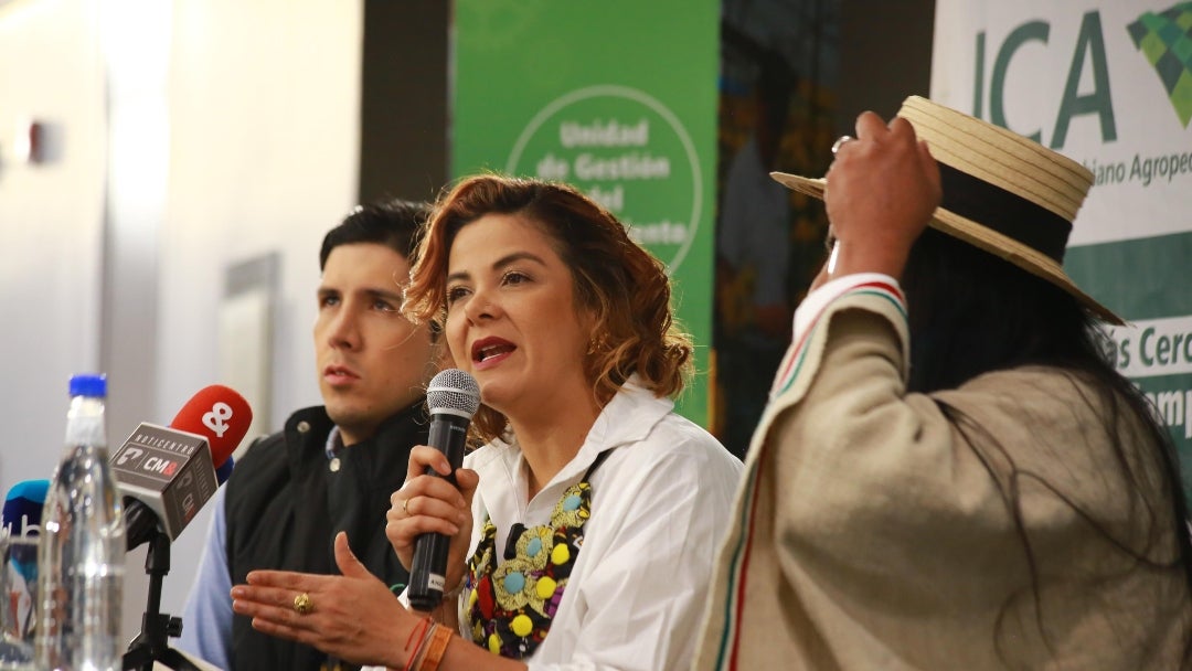 Jhenifer Mojica, ministra de Agricultura