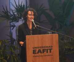 Claudia Restrepo, rectora de la Universidad Eafit