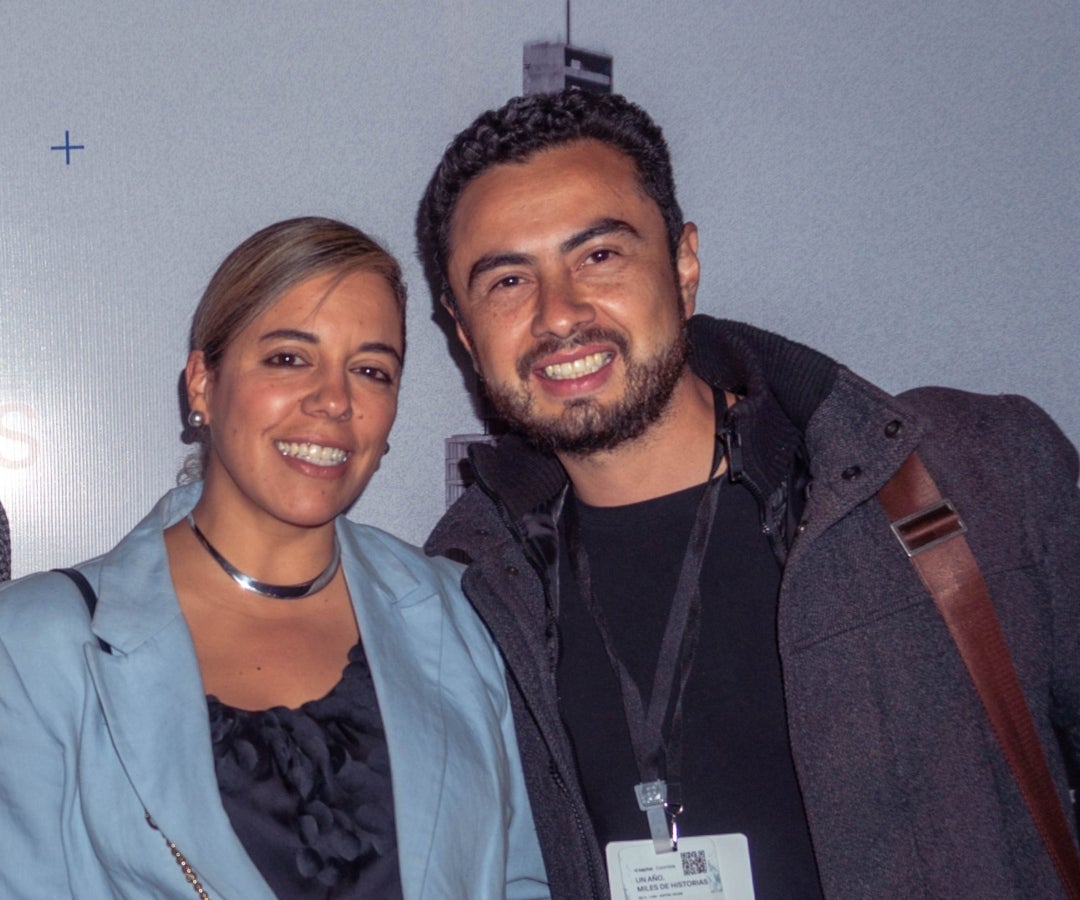 Carolina Ferro, gerente de expansión de Franchise Systems Colombia, y Diego Avalos, CEO de WanyWhere.