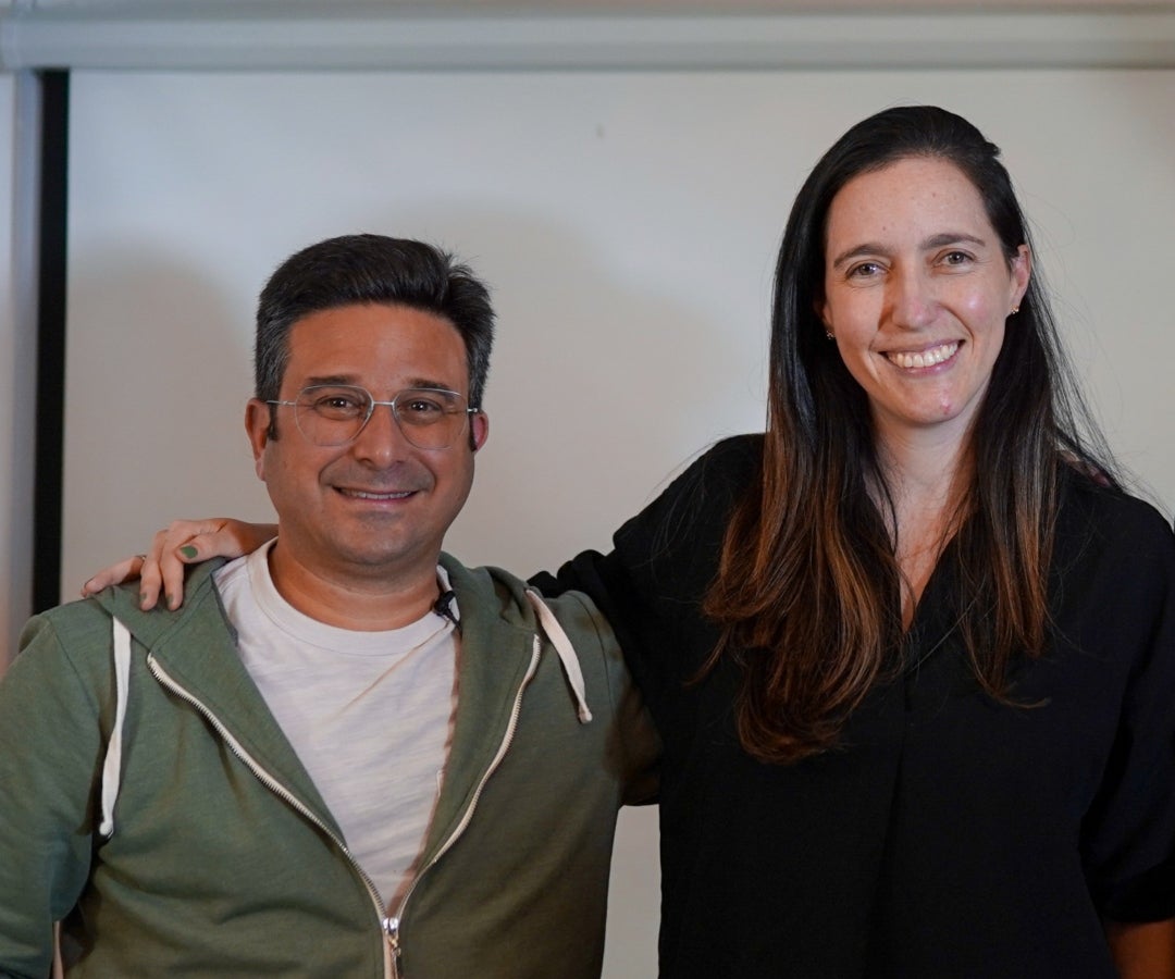 Matías Laks, country manager Rappi, y Natalia Jiménez, Sales Director de Deel.