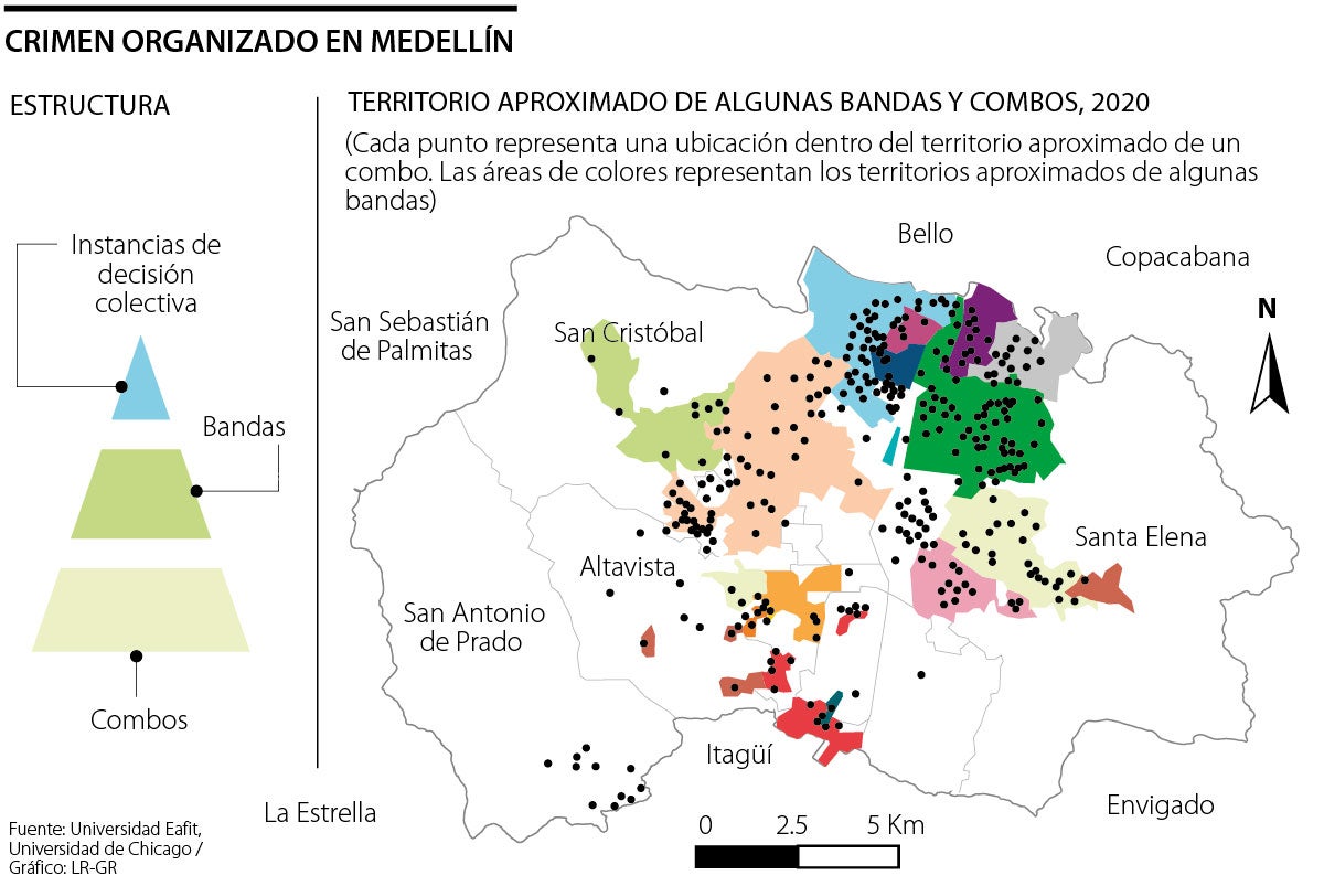 Las cifras de crimen de Medellín