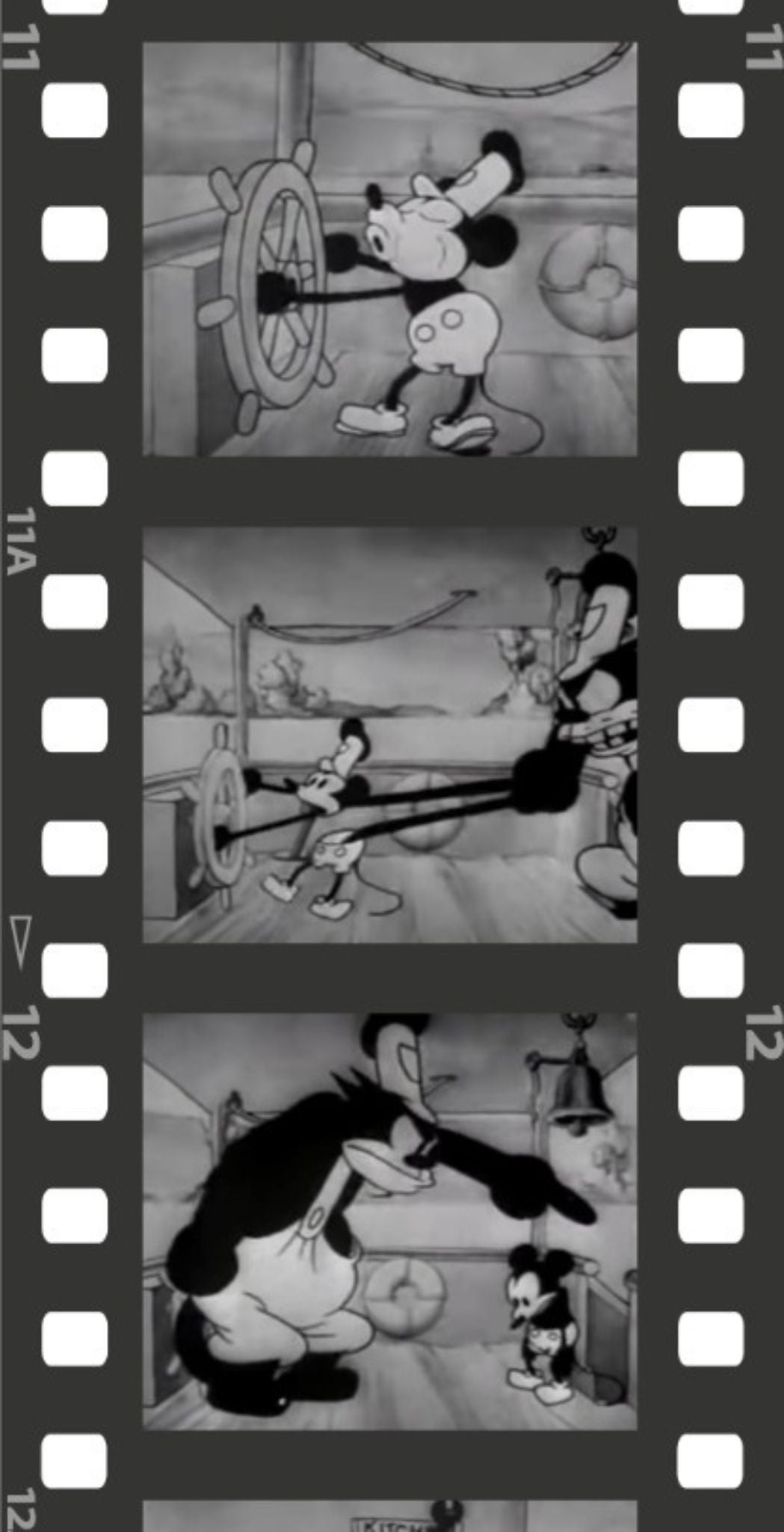 ‘Steamboat Willie’, cotometraje mudo de 1928