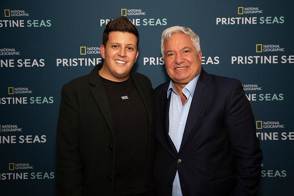 Cesar Rincón y Jean Claude Bessudo, empresario y escritor.