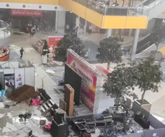 Zona azotada por terremoto en China