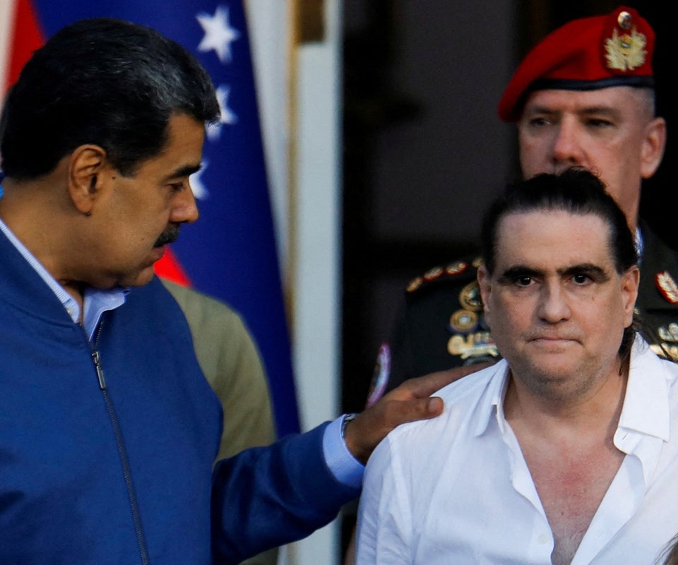 Maduro junto con Álex Saab
